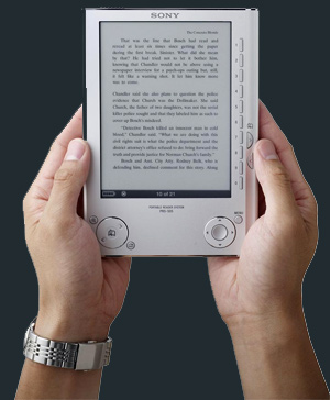 Lees Robs boeken op een e-reader