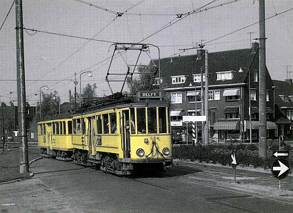 Tram in Delft