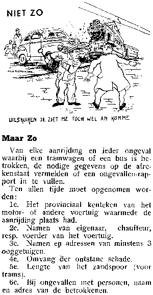 Na de botsing